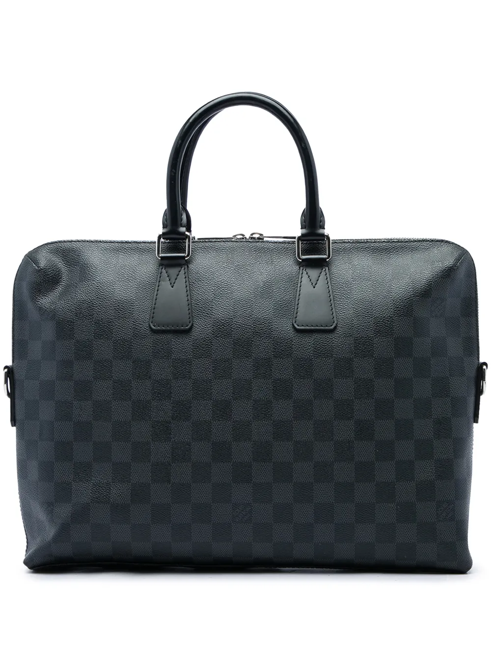 Louis Vuitton Pre-Owned sacoche Damier Graphite Porte Documents Jour (2013) - Noir Louis Vuitton Pre-Owned sacoche Damier Graphite Porte Documents Jour (2013) - Noir