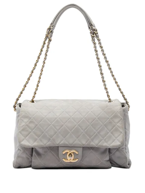 CHANEL Pre-Owned 2012-2013 Large Quilted Iridescent Calfskin Chic Quilt Flap shoulder bag