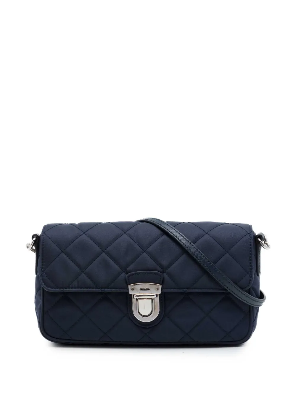 Prada Pre-Owned 2013-2026 Impuntu Tessuto crossbody bag - Blu