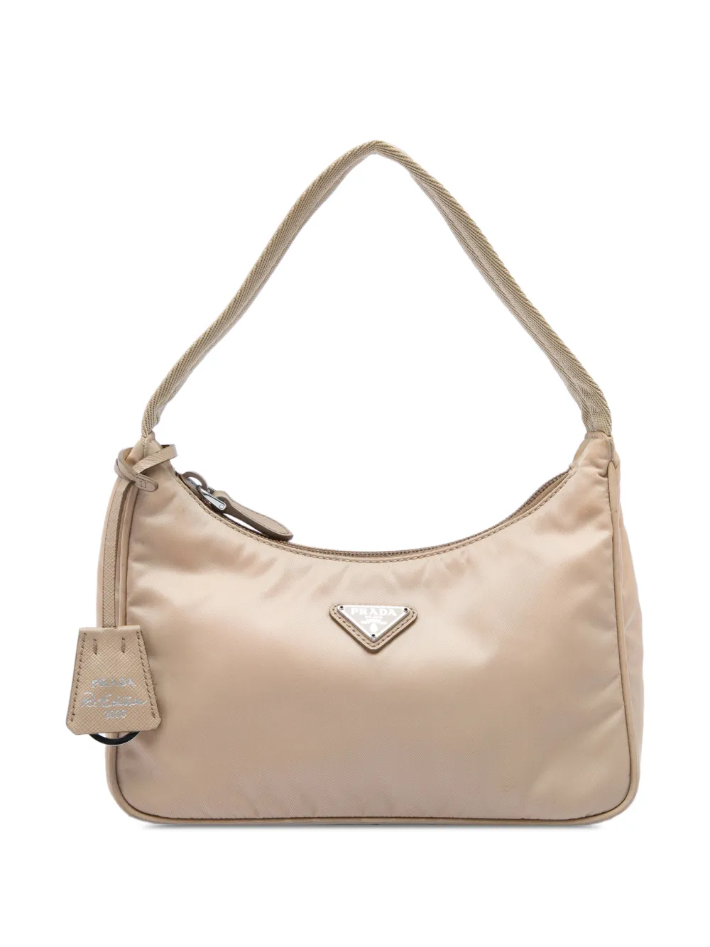 Prada Pre-Owned 2019-2026 Mini Tessuto Re Edition 2000 shoulder bag - Toni neutri