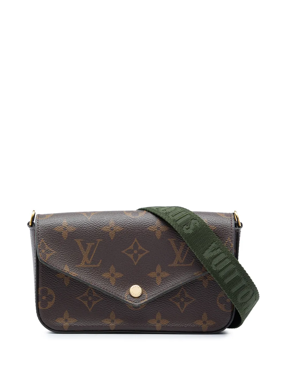 Louis Vuitton Pre-Owned sac à bandoulière Felicie Strap And Go monogrammé (2021-2026) - Marron