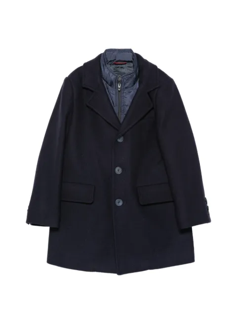 Fay Kids layered single-breasted coat