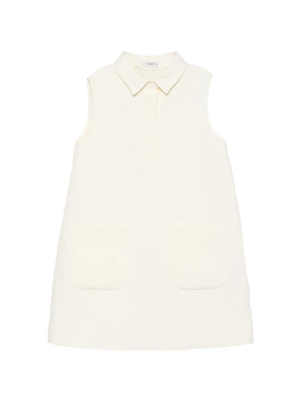 Fendi Kids sleeveless dress - Toni neutri