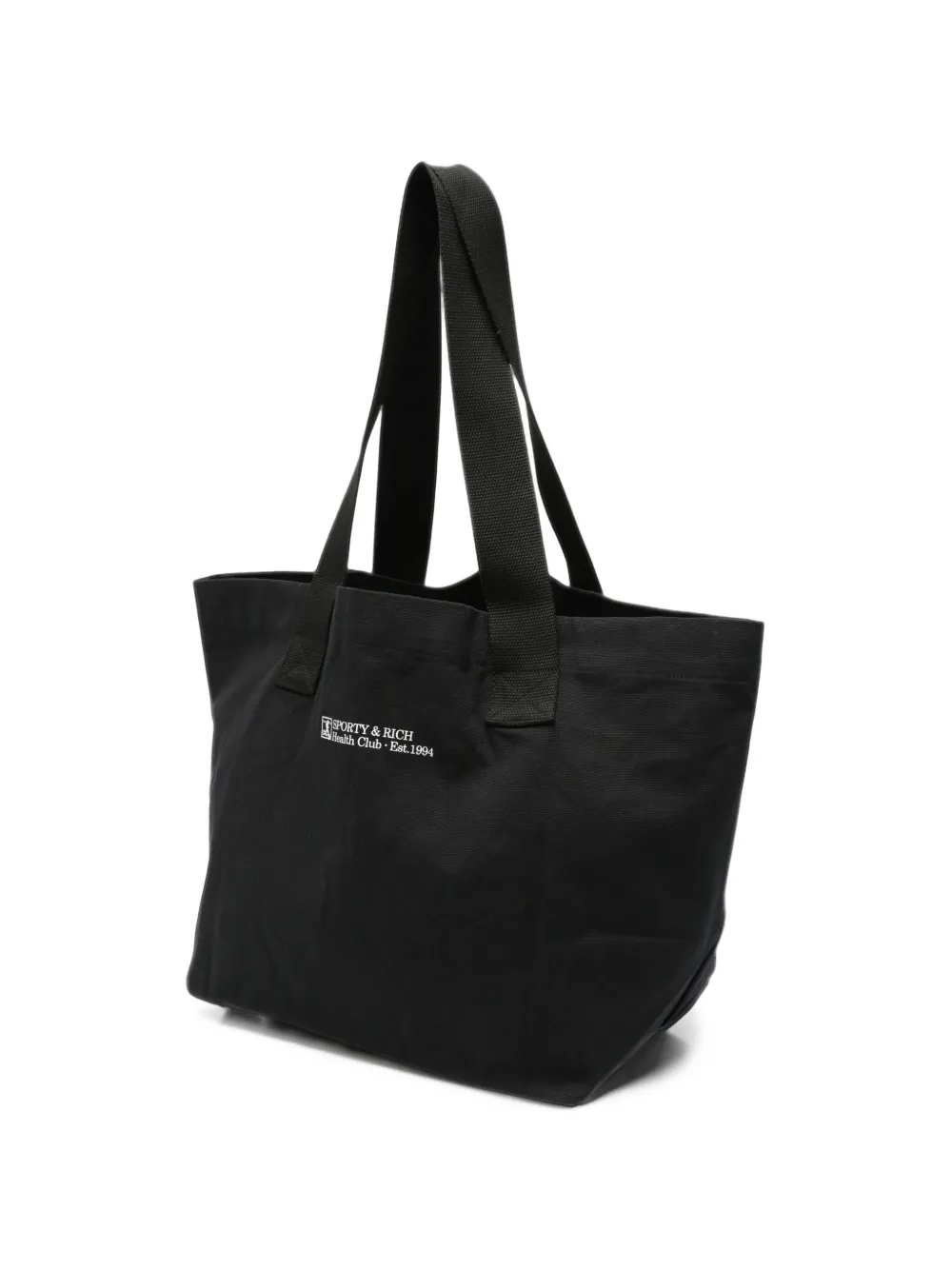 Sporty & Rich Shopper met print Zwart