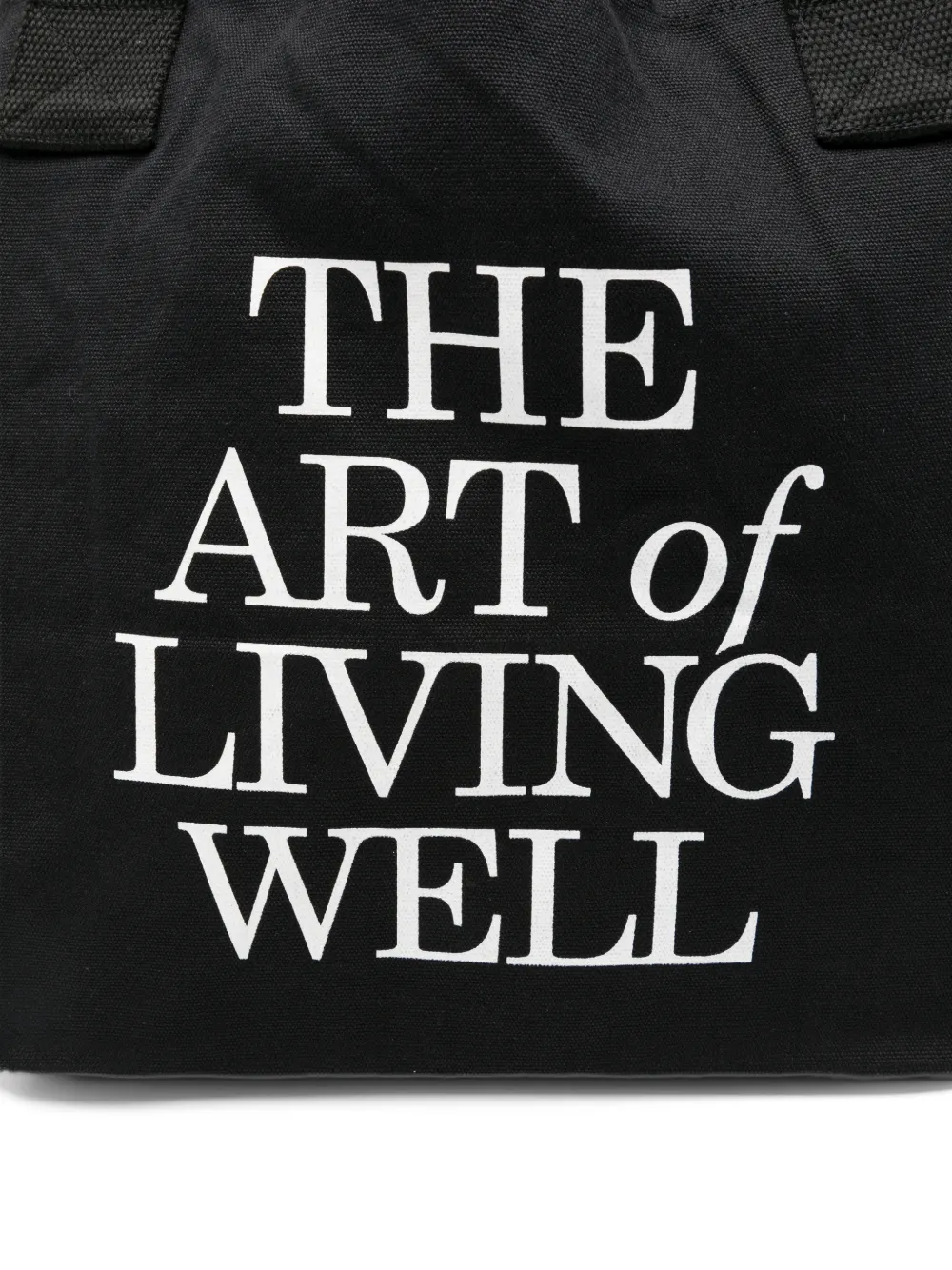 Sporty & Rich Shopper met print Zwart