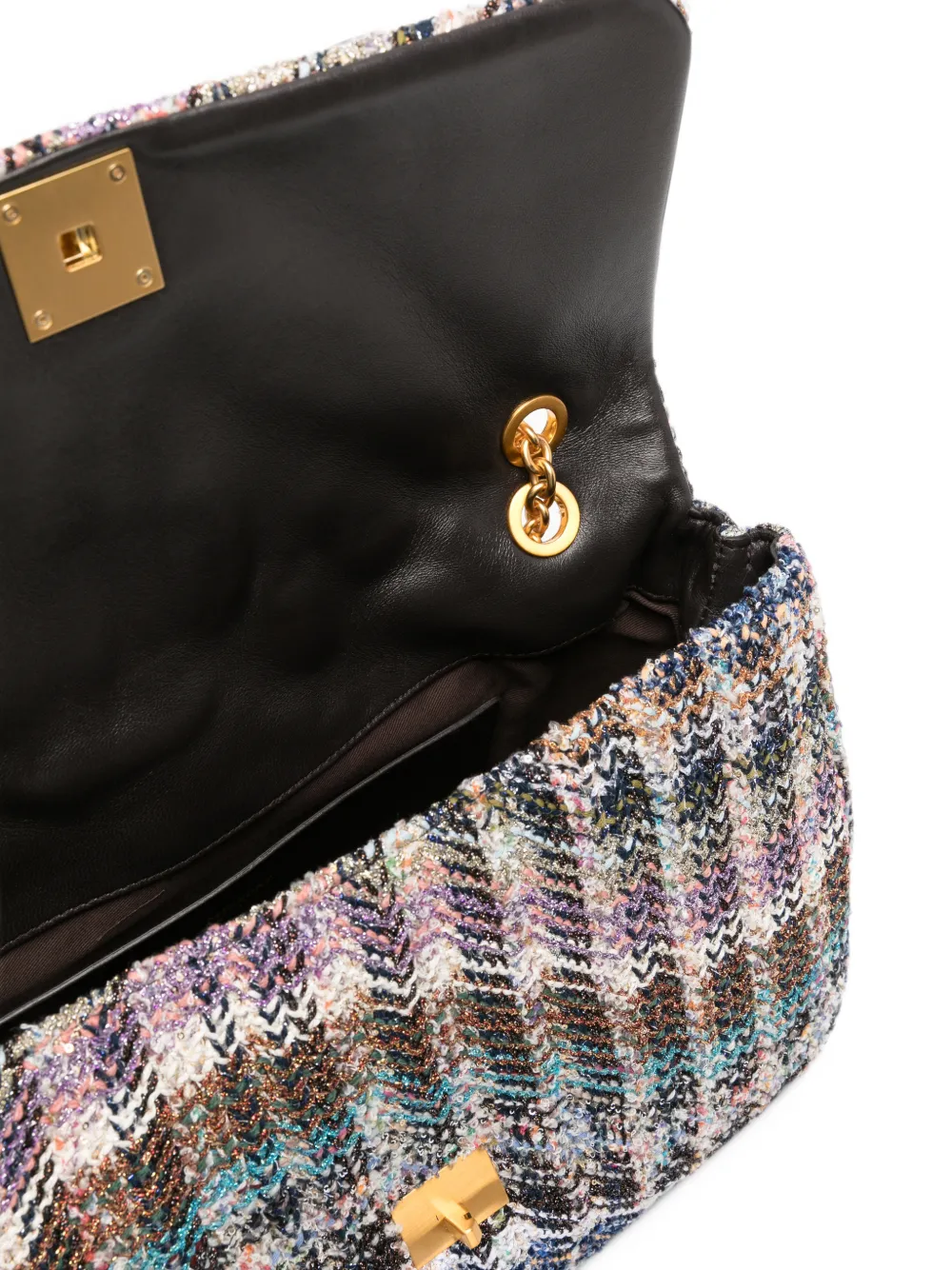 Missoni Schoudertas met zigzagpatroon Beige