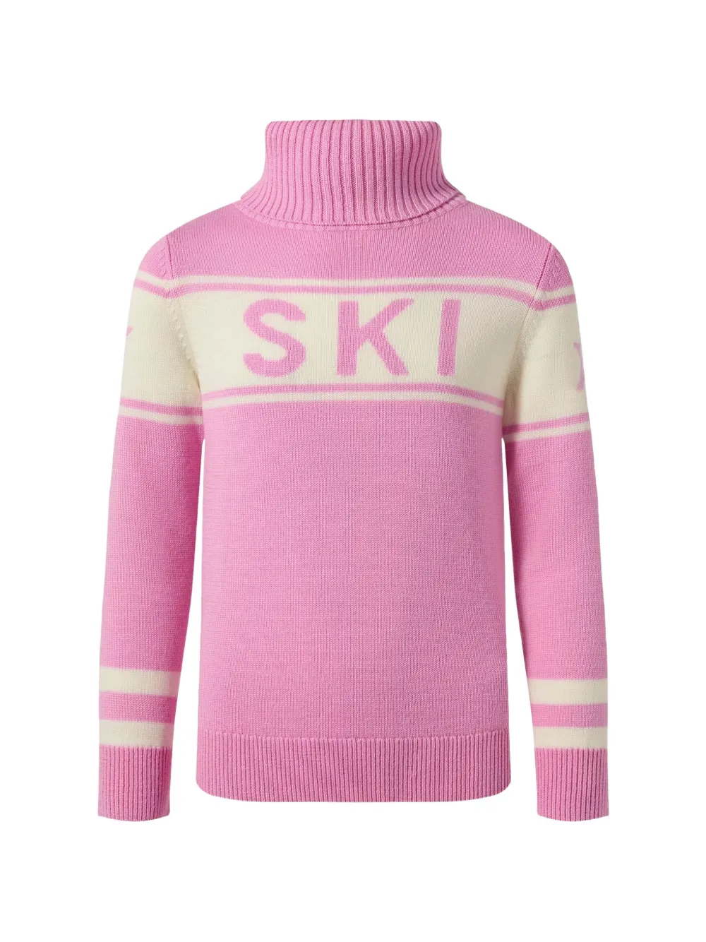 Perfect Moment Kids Schild intarsia-knit sweater - Rose