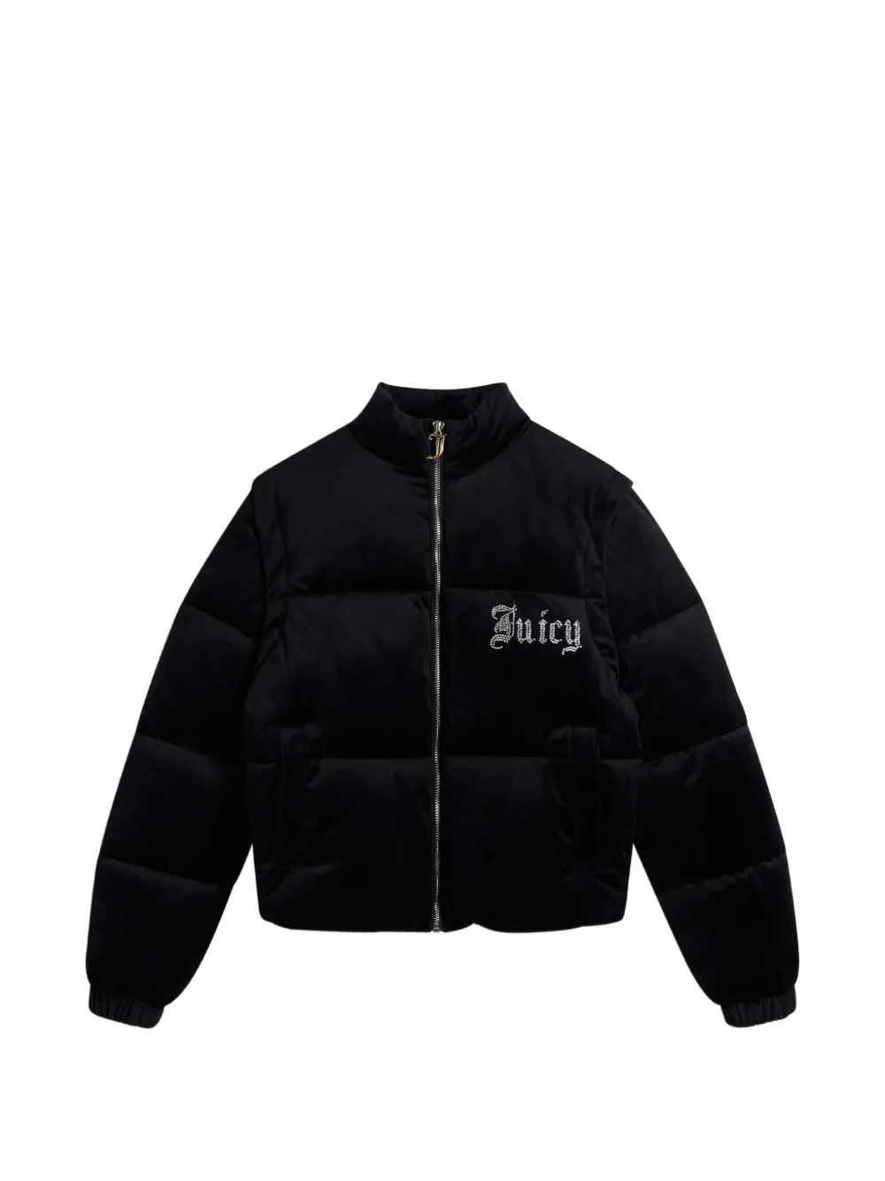 Juicy Couture diamanté-logo puffer jacket - Nero