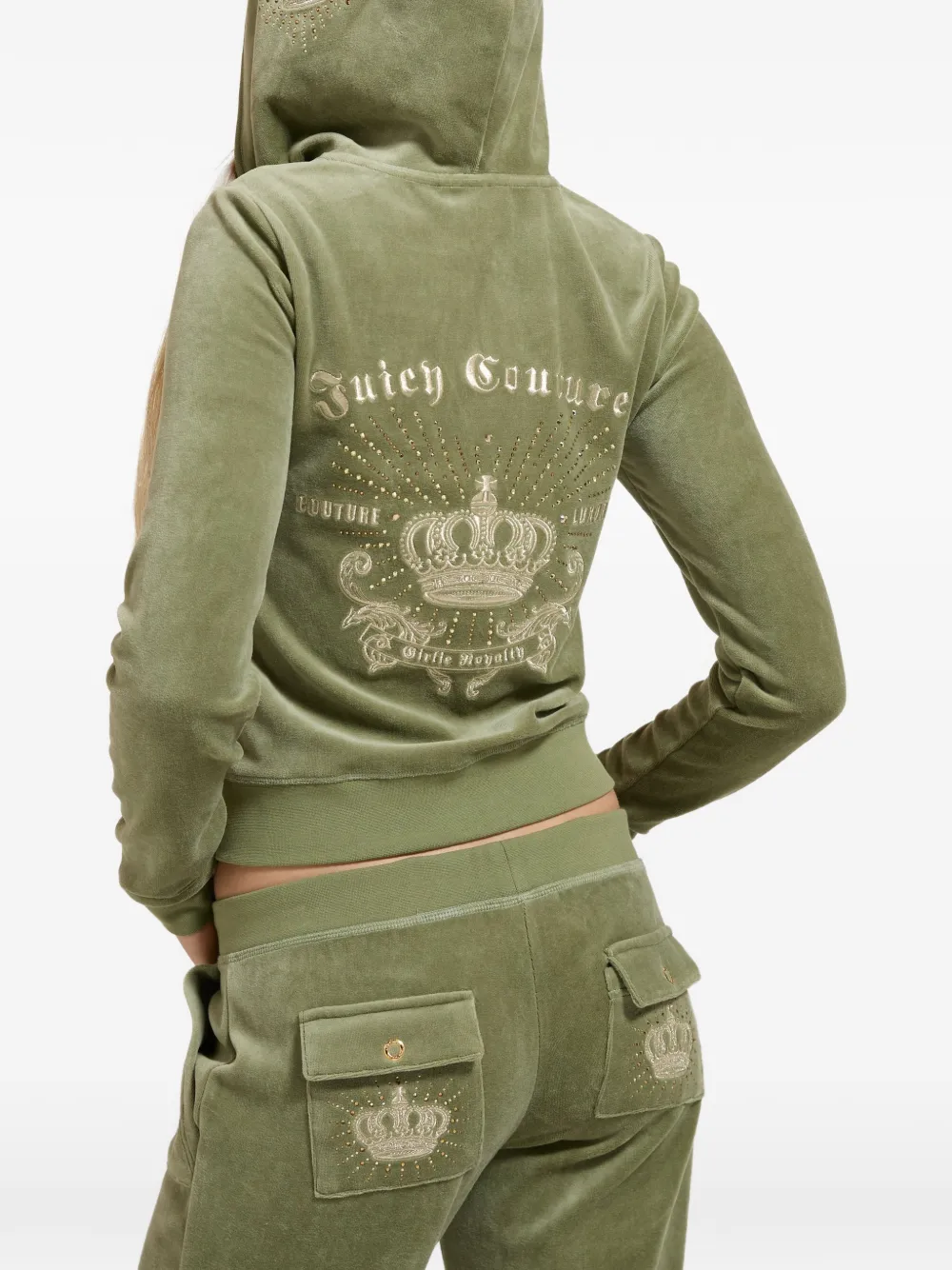 Juicy Couture Regal Rebelle Robyn hoodie Groen