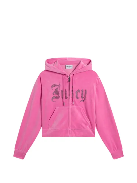 Juicy Couture ラインストーンロゴ パーカー