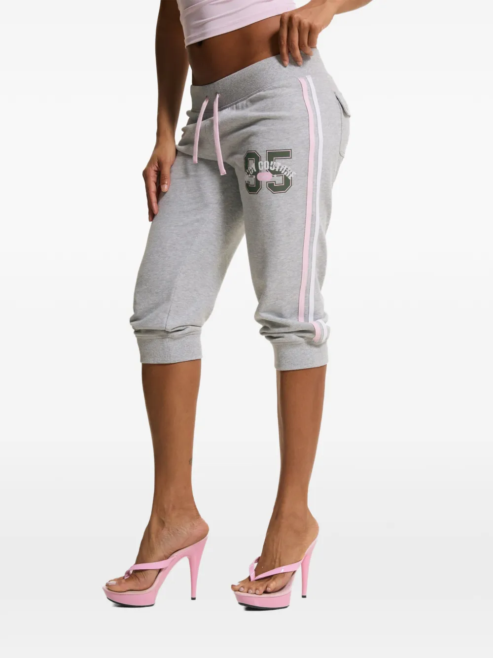 Juicy Couture pantalon à logo imprimé - Gris Juicy Couture pantalon à logo imprimé - Gris