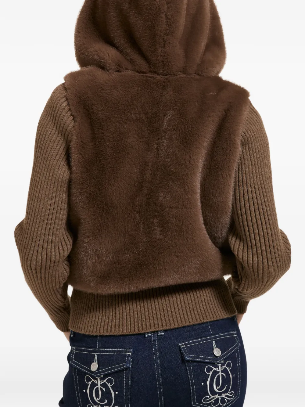 Juicy Couture Gebreid jack van imitatiebont Bruin