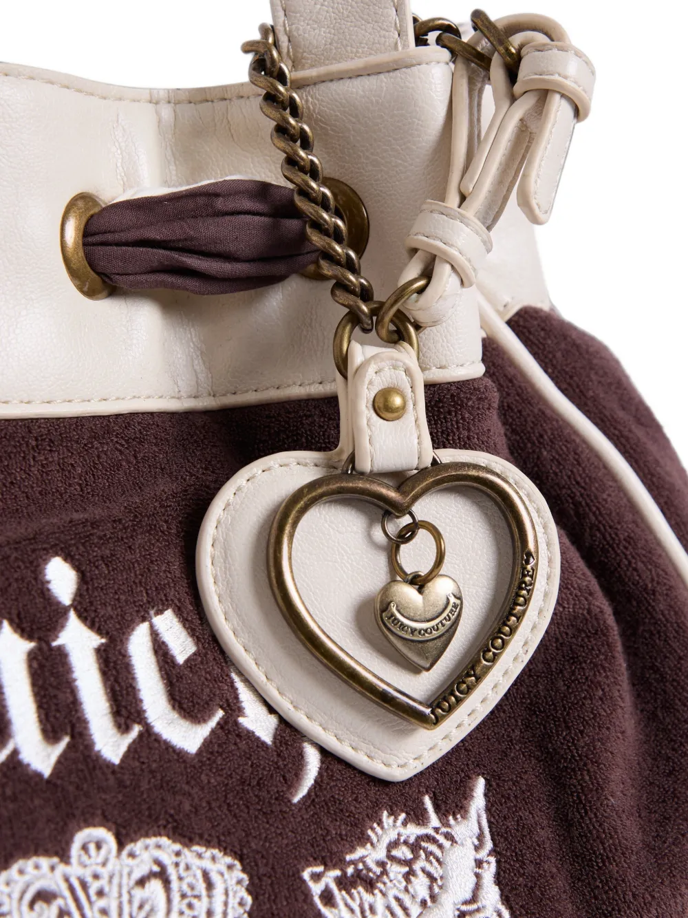Juicy Couture Daydreamer shopper met geborduurd logo Bruin