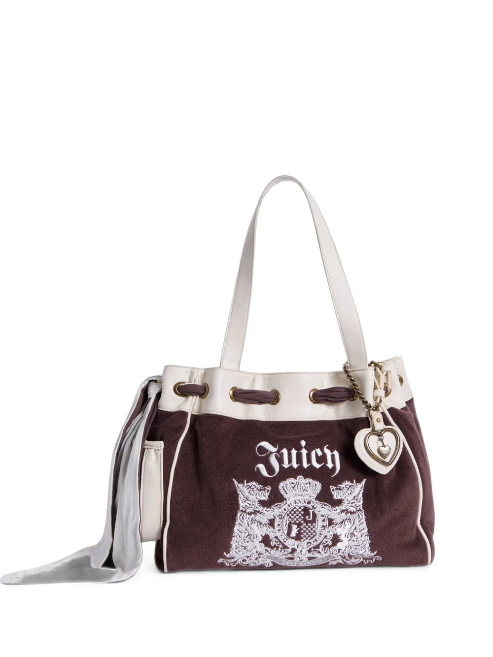Juicy Couture Daydreamer logo-embroidered shopper bag - Marrone
