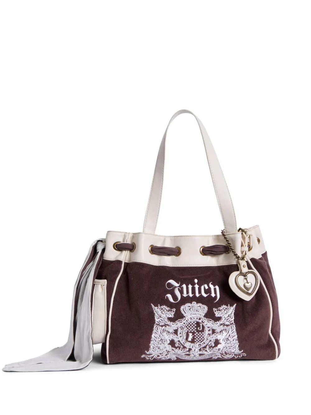 Juicy Couture Daydreamer logo-embroidered shopper bag - Braun