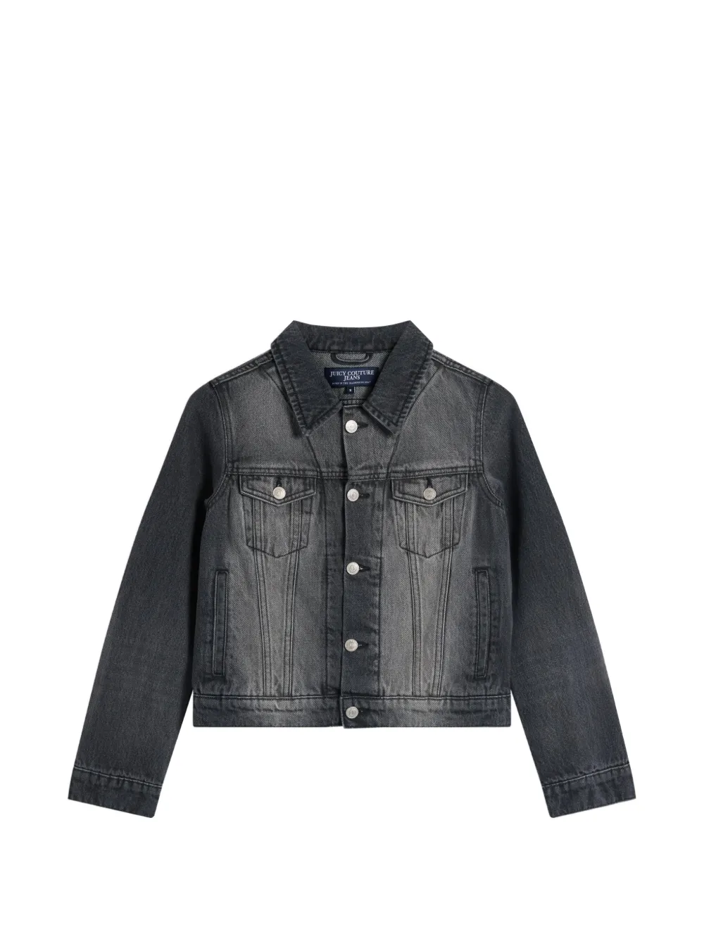Juicy Couture rhinestone-embellished denim jacket Grijs