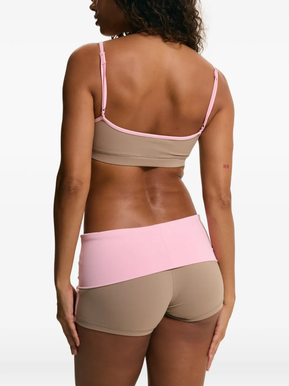 Juicy Couture Sport-bh met dubbele laag Beige