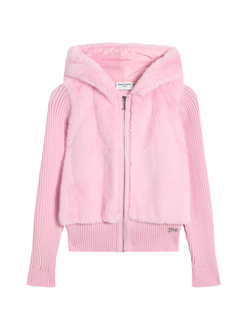 Juicy Couture faux-fur hoodie - Rosa