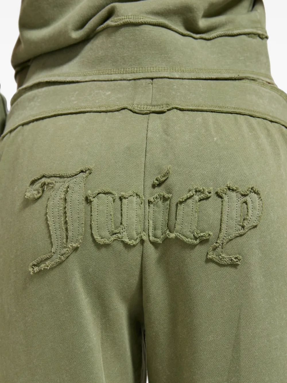 Juicy Couture Trainingsbroek met logo-applicatie Groen