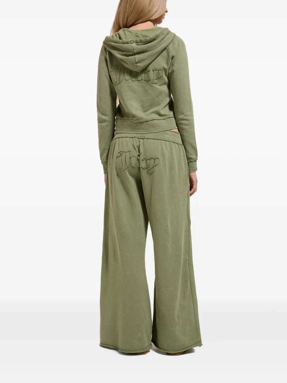 Juicy Couture Trainingsbroek met logo-applicatie Groen