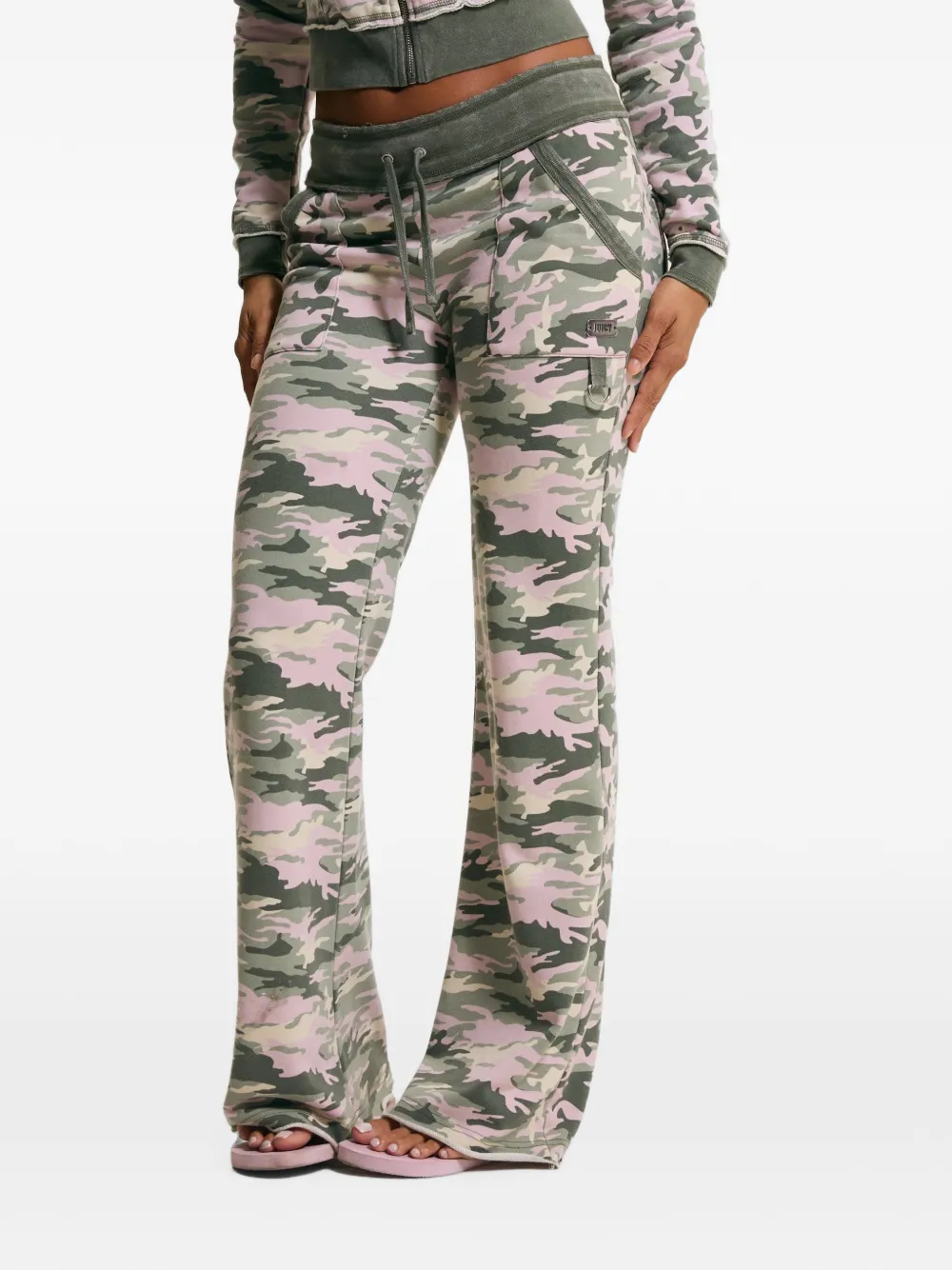 Juicy Couture camouflage-print track pants - Verde