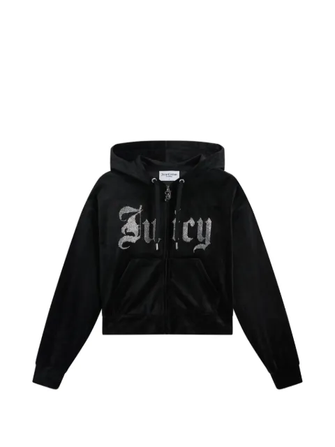 Juicy Couture Old Gothic cropped hoodie