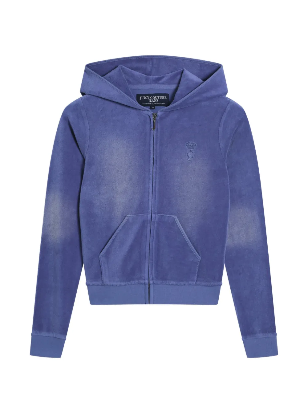 Juicy Couture Heritage velour hoodie - Blau