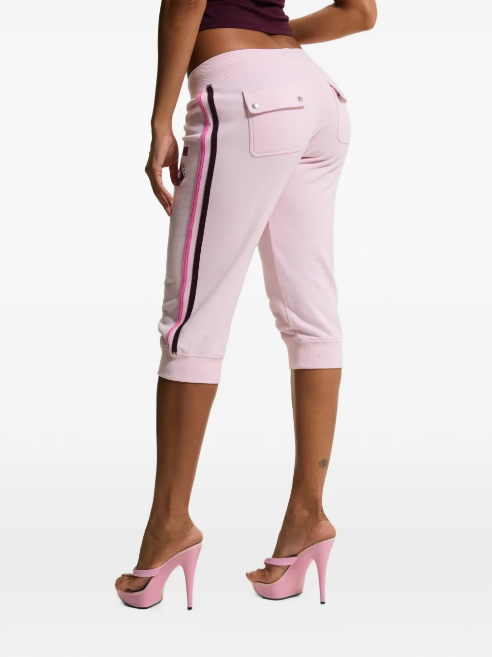 Juicy Couture Juicy Sport 95 cropped broek Roze