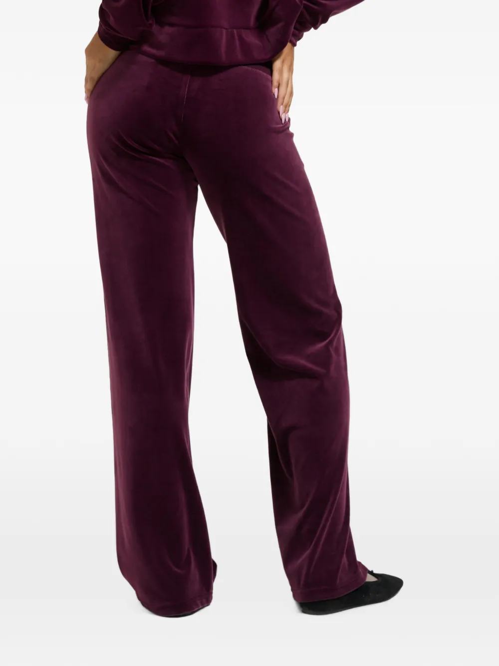 Juicy Couture Trainingsbroek verfraaid met stras Paars
