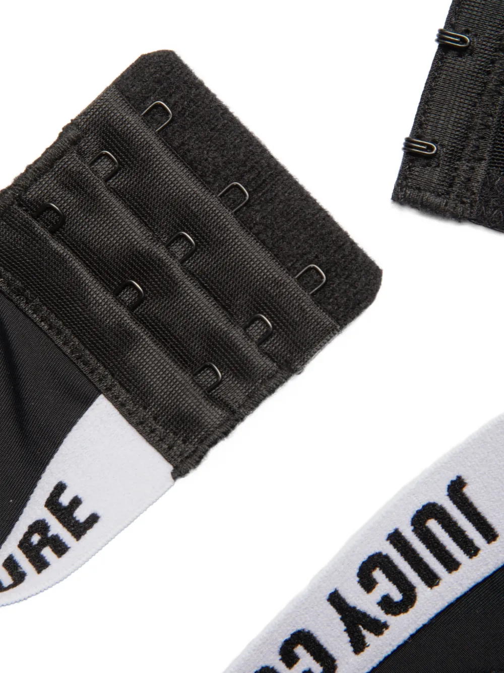 Juicy Couture Bh met beugels en logoband Zwart