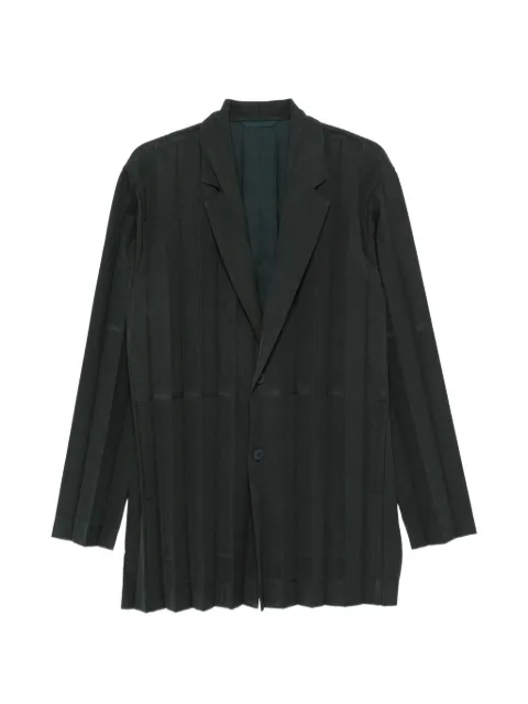 Homme Plissé Issey Miyake pleated notch-lapel jacket