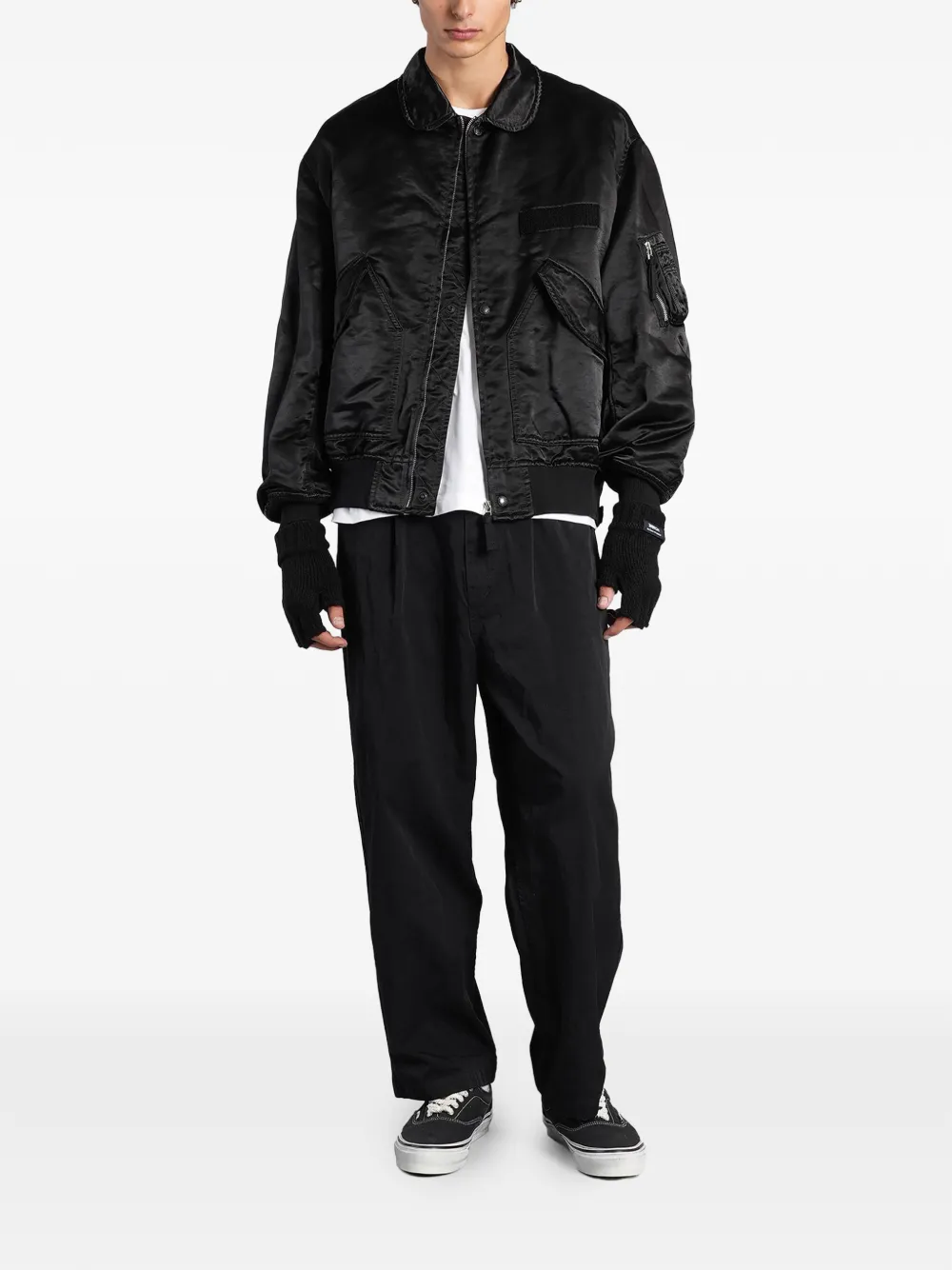Comme des Garçons Homme Jack met vlakken Zwart