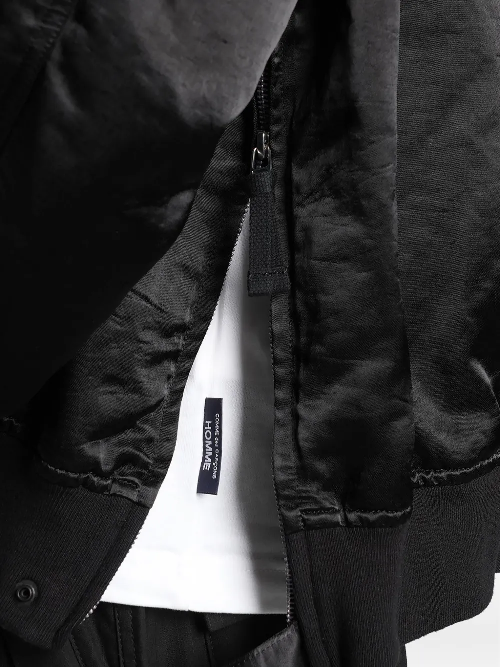 Comme des Garçons Homme Jack met vlakken Zwart