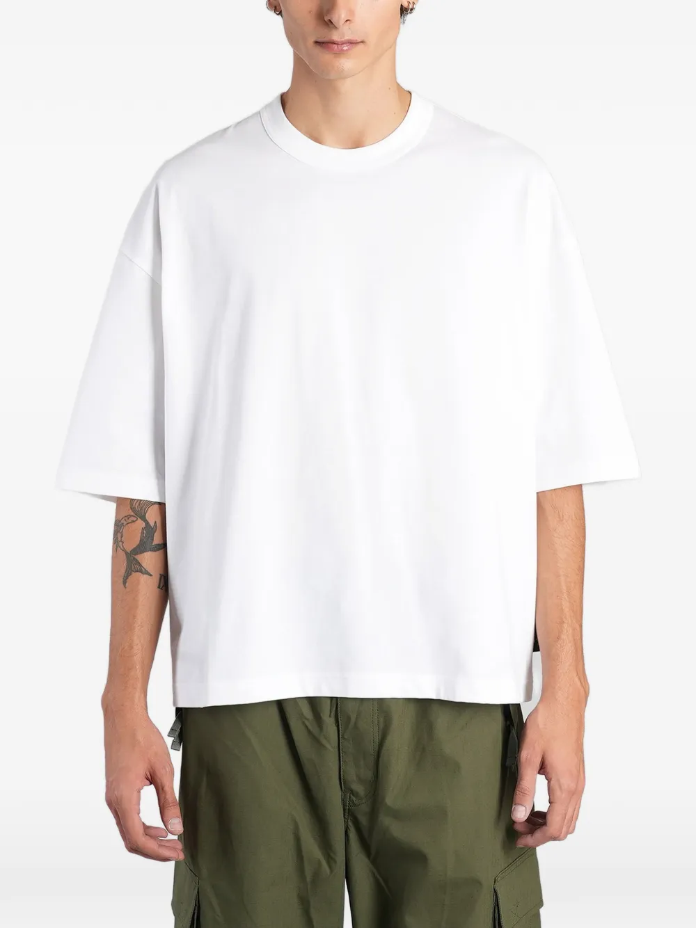 Comme des Garçons Homme logo-tag T-shirt - Weiß