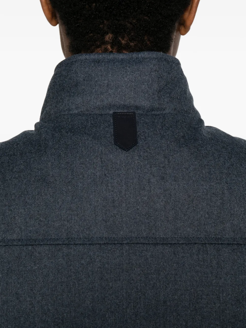 Canali Wollen bodywarmer Blauw