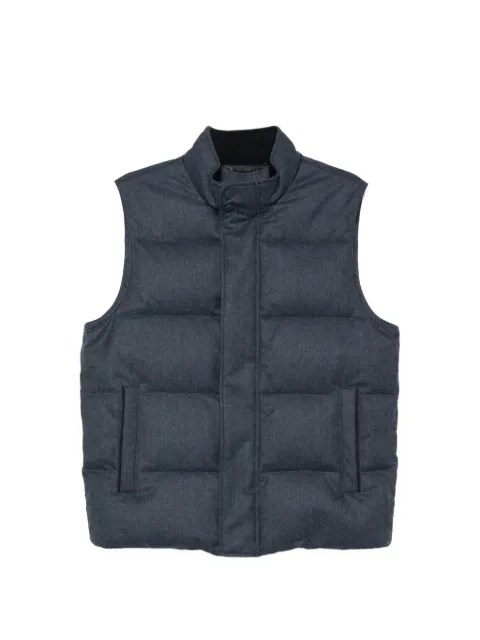 Canali quilted wool gilet