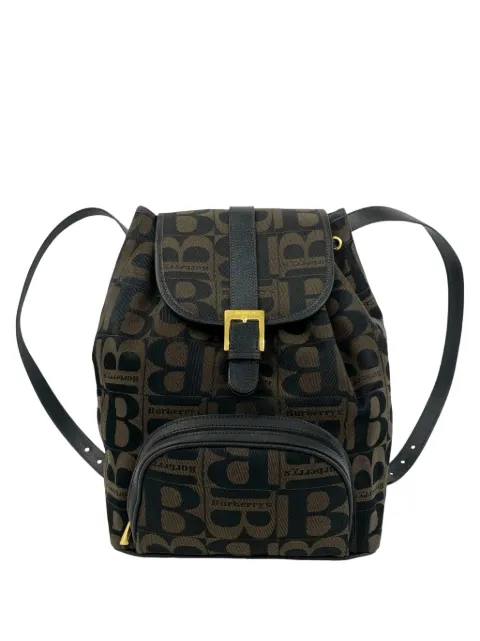 Burberry Pre-Owned mochila con monograma Vintage del siglo XX