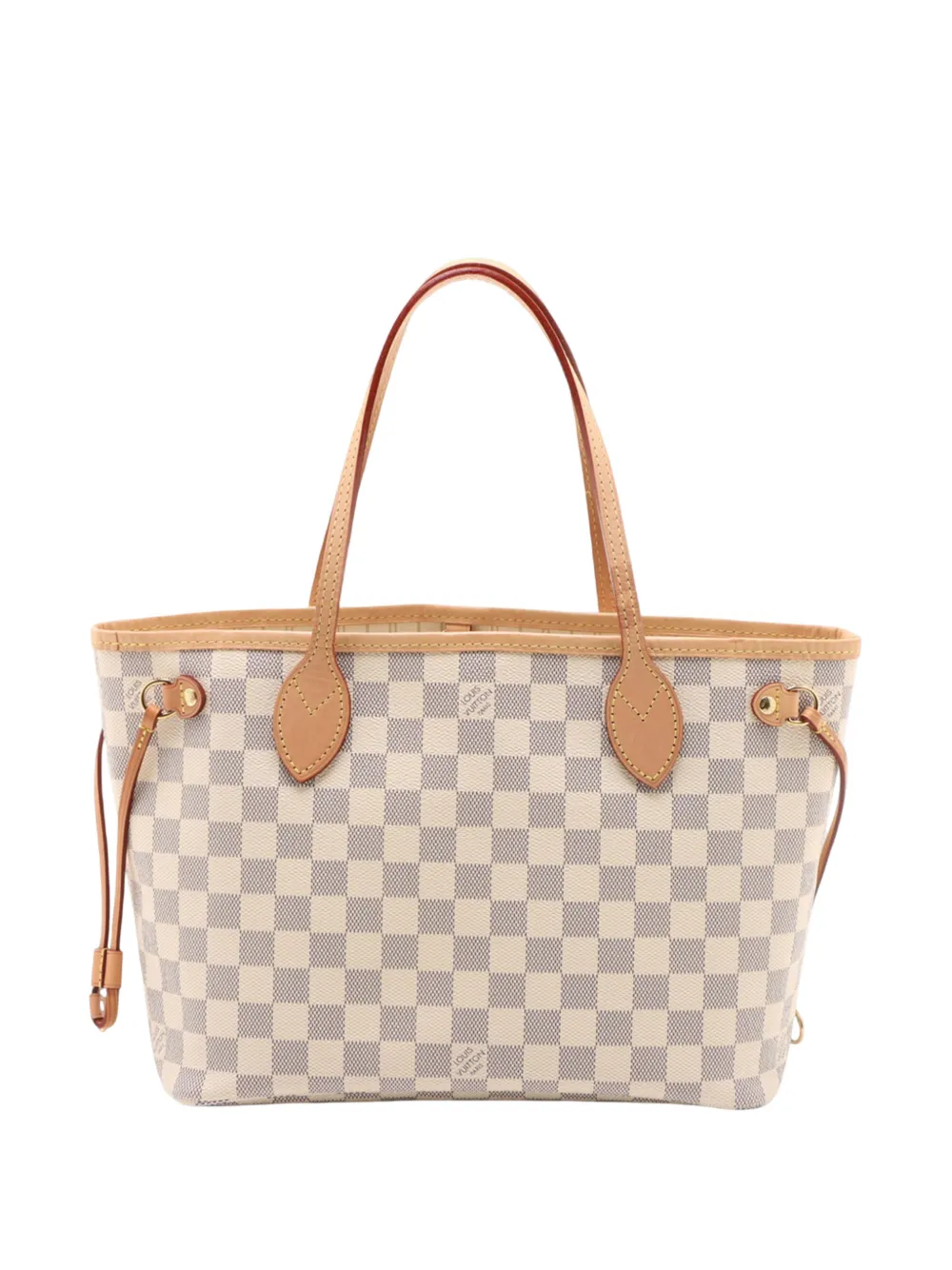 Louis Vuitton Pre-Owned cabas Neverfull PM à motif Damier Azur (2021-2026) - Blanc
