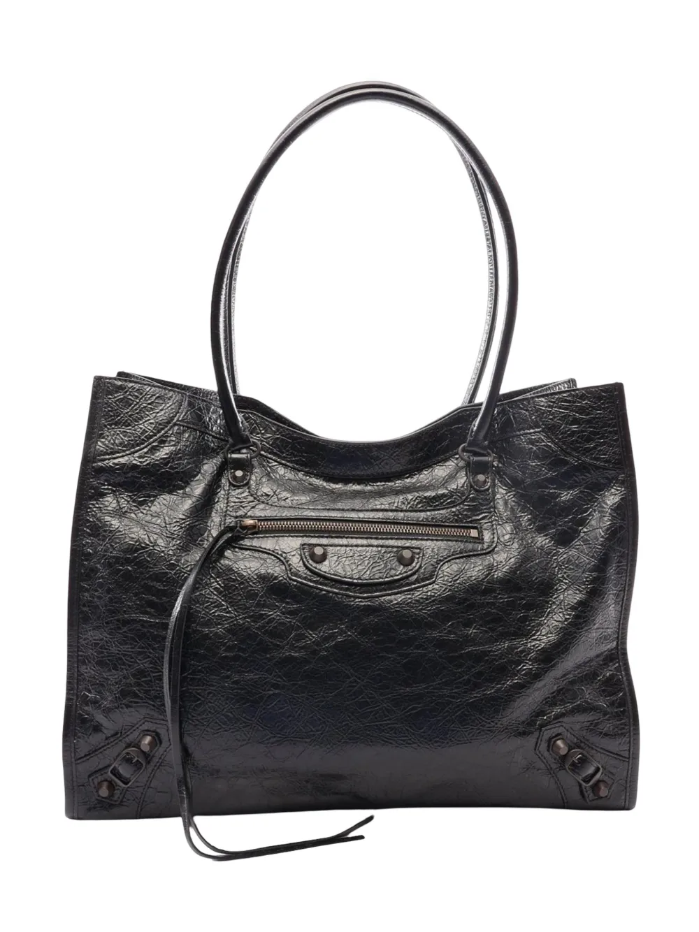 Balenciaga Pre-Owned cabas Le City médium en cuir d'agneau (2018-2026) - Noir