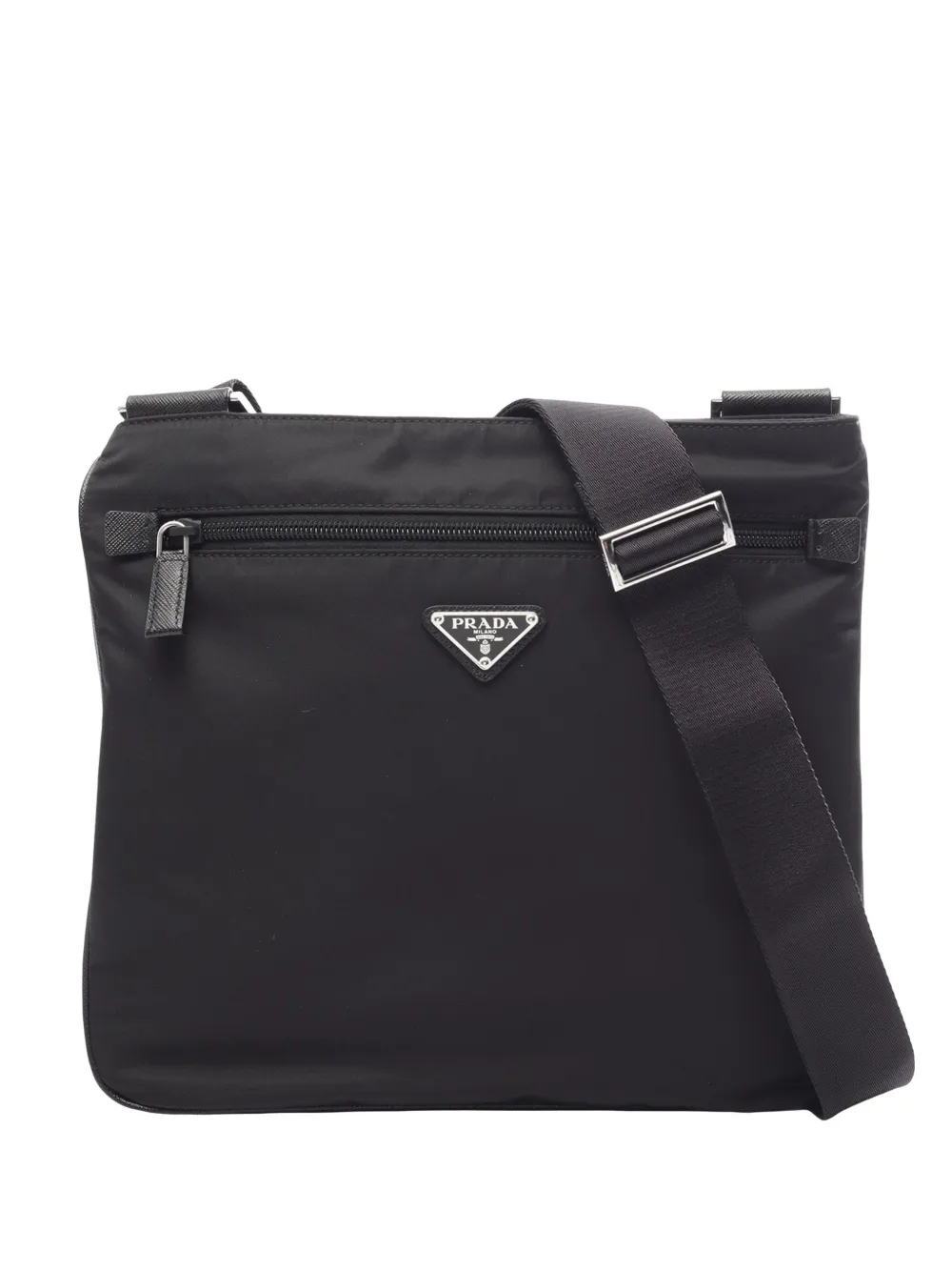 Prada Pre-Owned 2013-2026 Tessuto crossbody bag - Nero