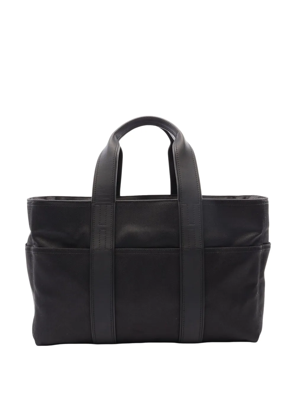 Hermès Pre-Owned cabas Toile Acapulco MM (1990-2000) - Noir Hermès Pre-Owned cabas Toile Acapulco MM (1990-2000) - Noir