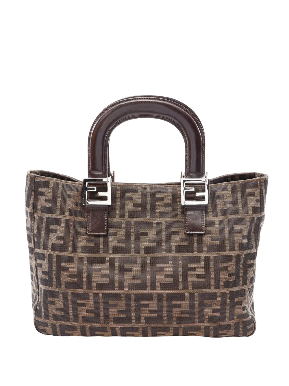 Fendi Pre-Owned sac à main Zucca (2000-2010) - Marron