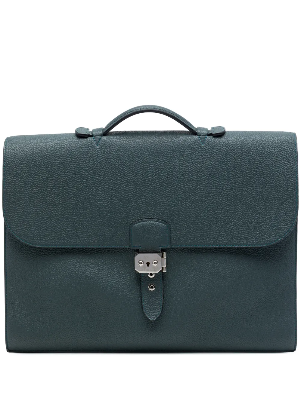 Hermès Pre-Owned 2013 Togo Sac a Depeches Aktentasche 38cm - Blau
