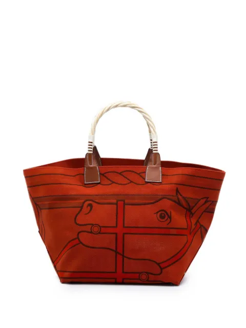 Hermès Pre-Owned 2011 Toile H Plume Quadrige au Fil Steeple 31 tote bag