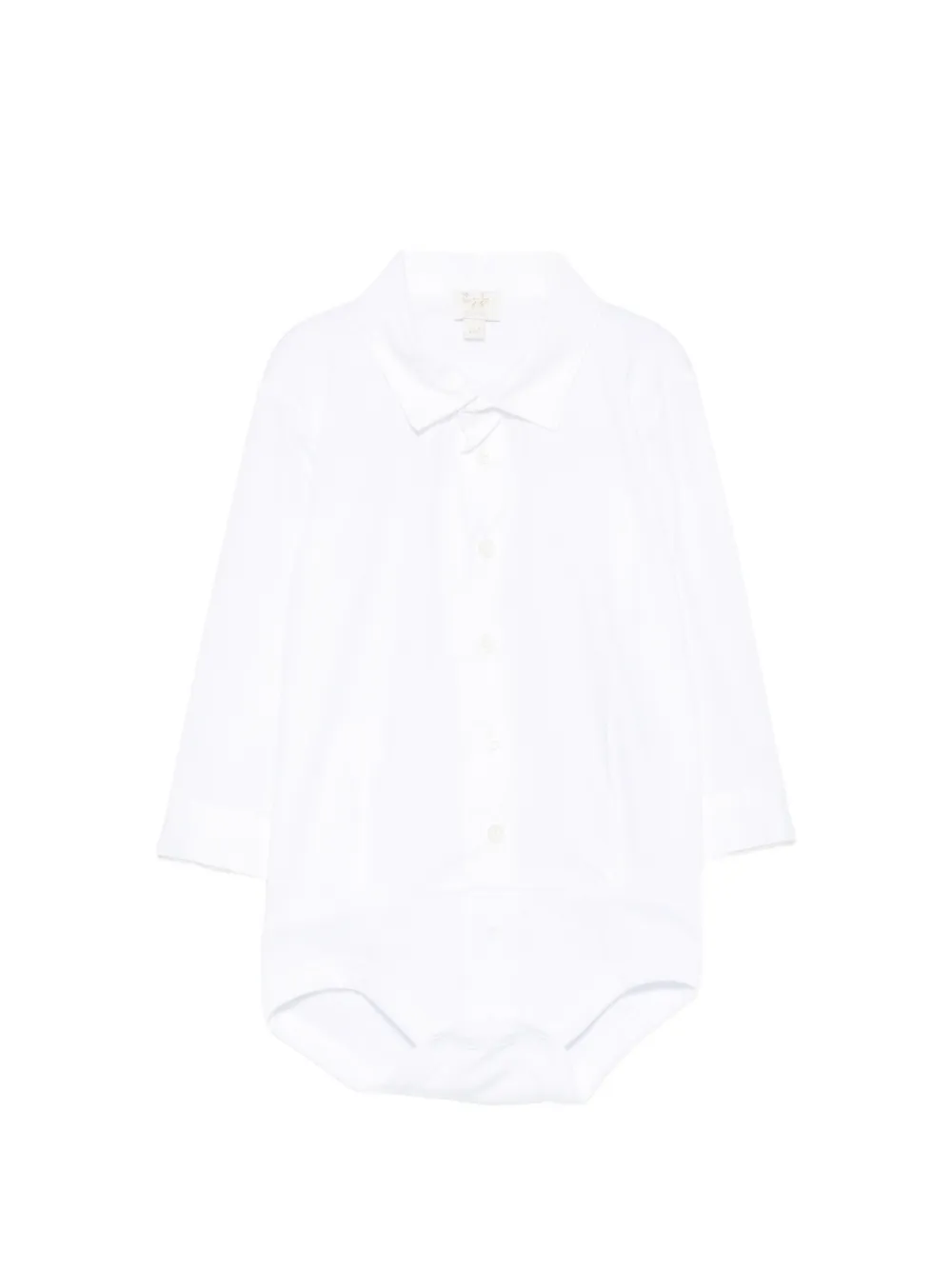 Il Gufo Set met tuinbroek en shirtromper Wit