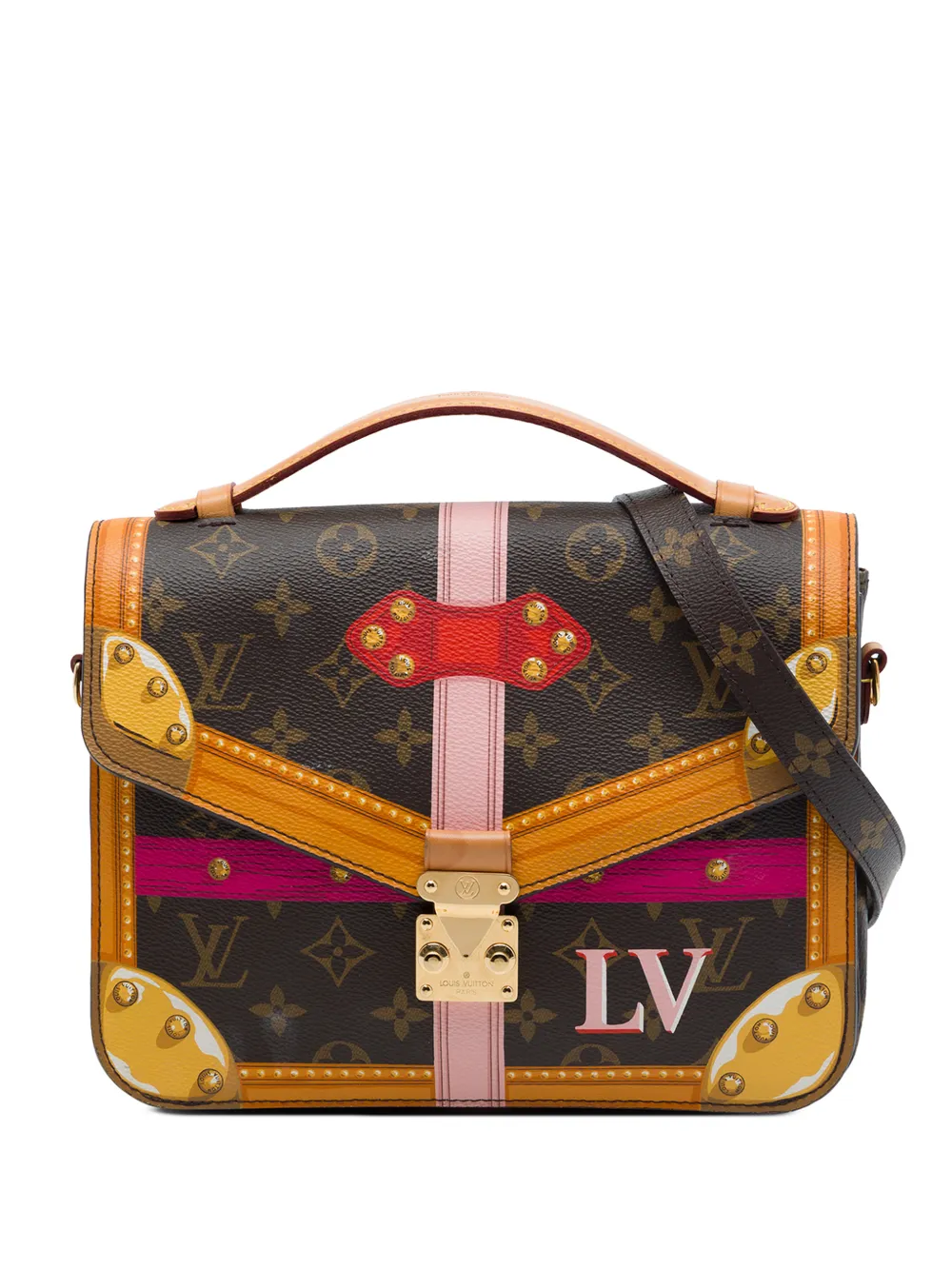 Louis Vuitton Pre-Owned sac à main Summer Trunks Pochette Metis monogrammé (2018) - Marron