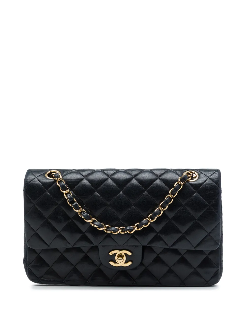 CHANEL Pre-Owned 2005-2006 Medium Classic Lambskin Double Flap shoulder bag - Nero