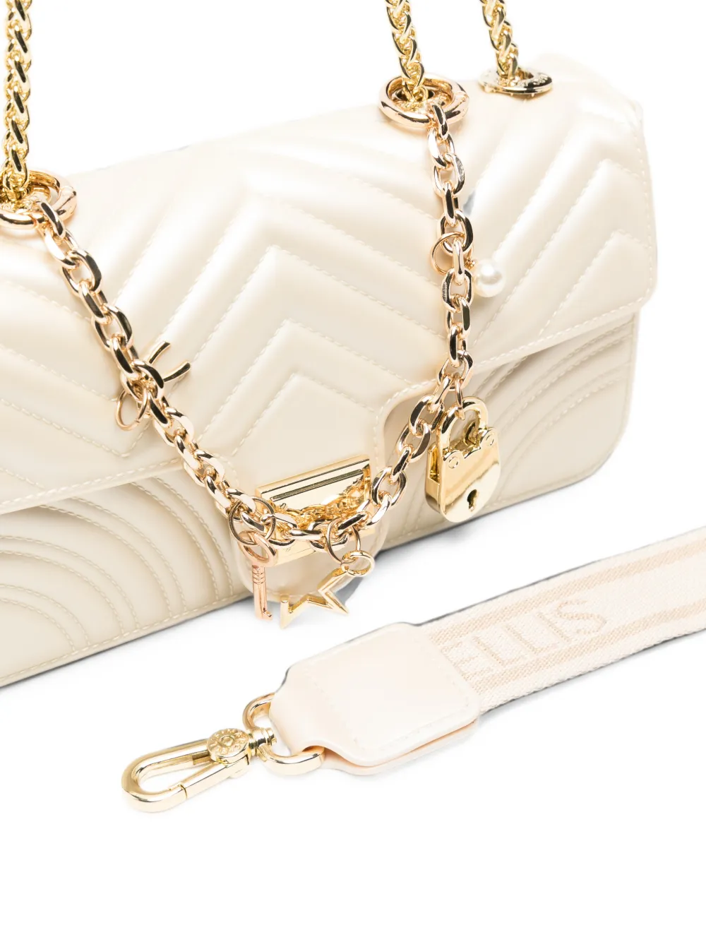 Marc Ellis Flat Halo schoudertas Beige
