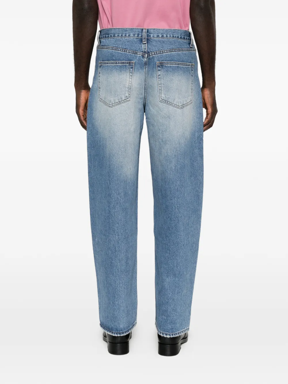 TONYWACK Straight jeans met vervaagd effect Blauw