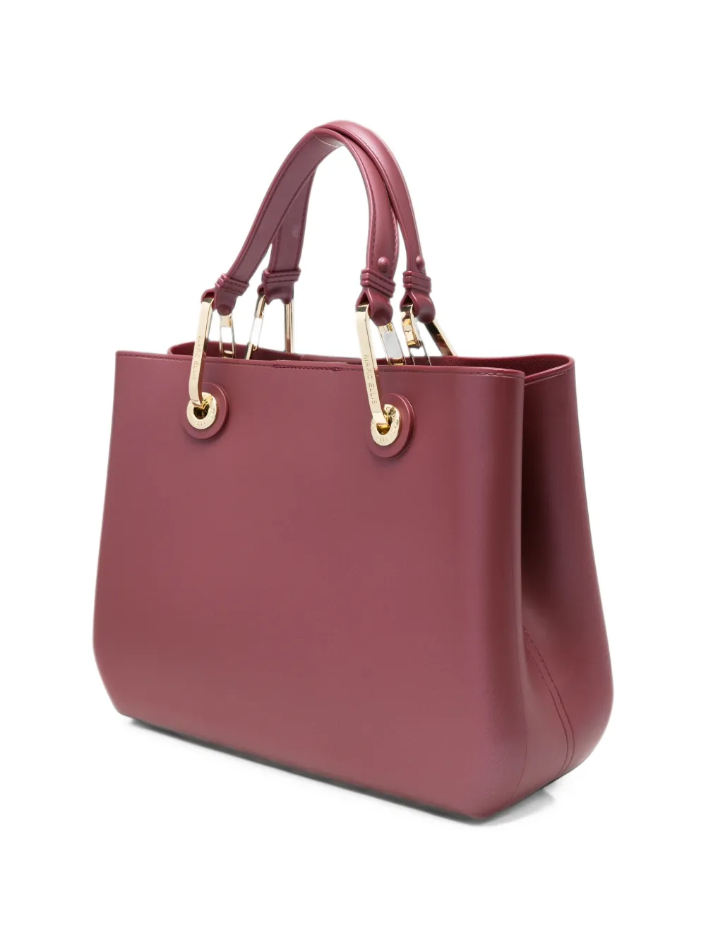 Marc Ellis Medium Flat Kira shopper met logo-plakkaat Rood